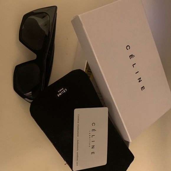 Celine Accessories - Celine black cat eye glasses